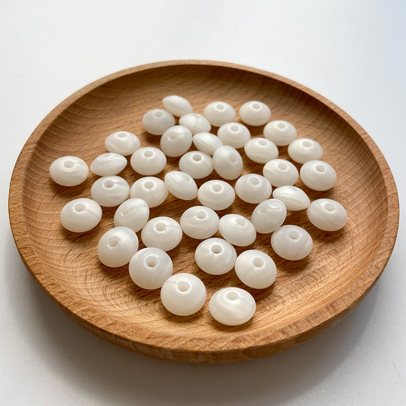 Wholesale 50PCS DIY Abacus Beads Silicone Small Beads 12MM