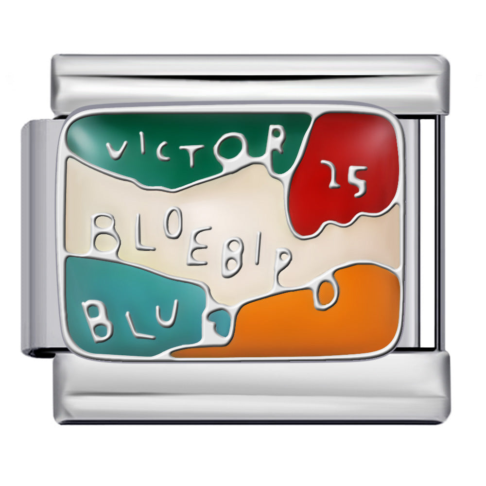 Wholesale Italian Charm Bracelet 9mm DIY Splicing Cute Creative Stainless Steel Composable Bracelet