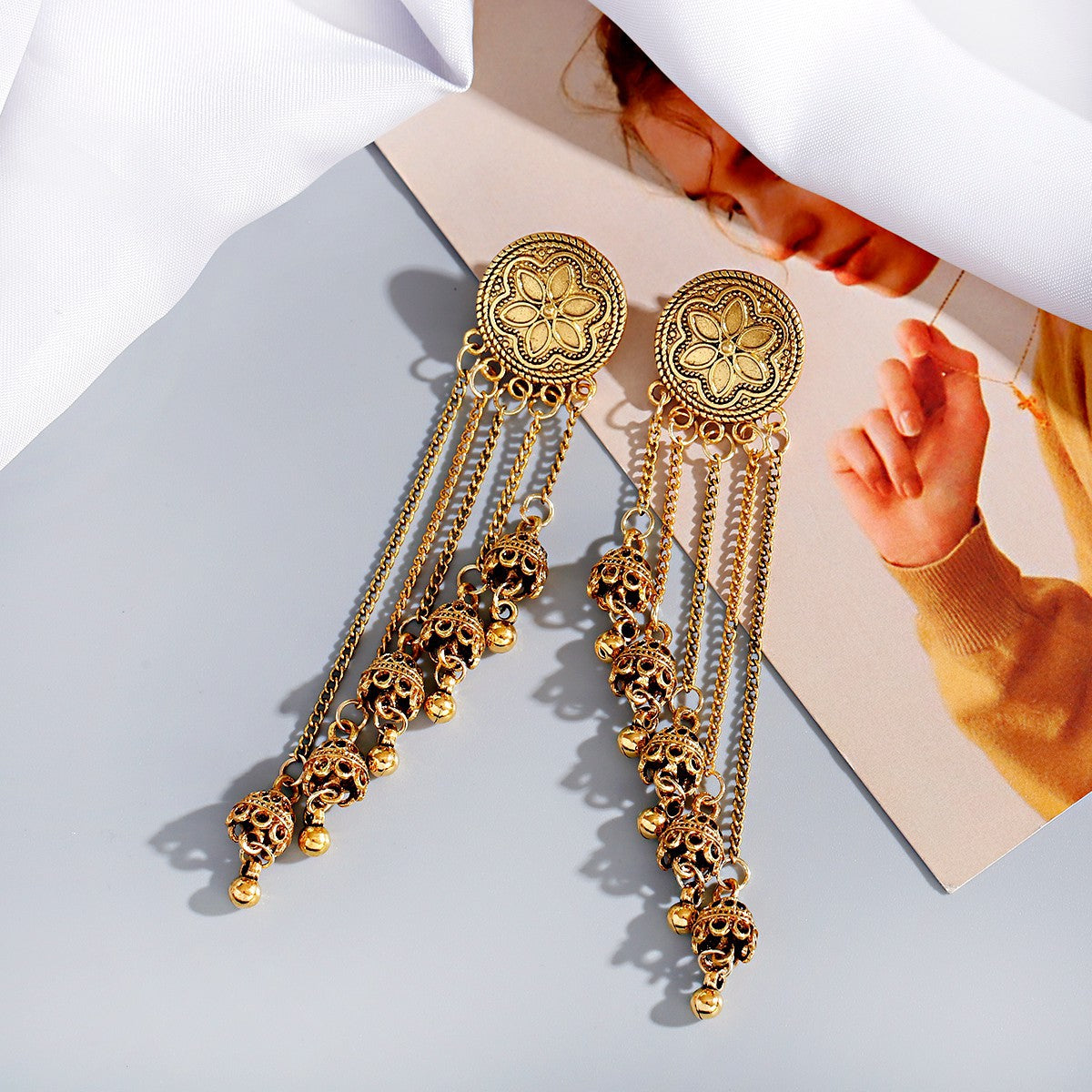 Wholesale Retro Ethnic Style Classic Irregular Earrings