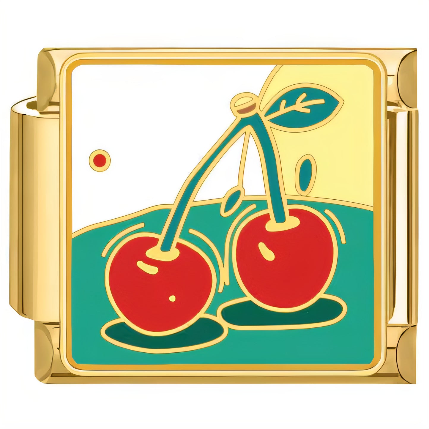 Wholesale  Italian Charm Bracelet 9mm DIY Golden Fruit  Creative Stainless Steel Composable Bracelet