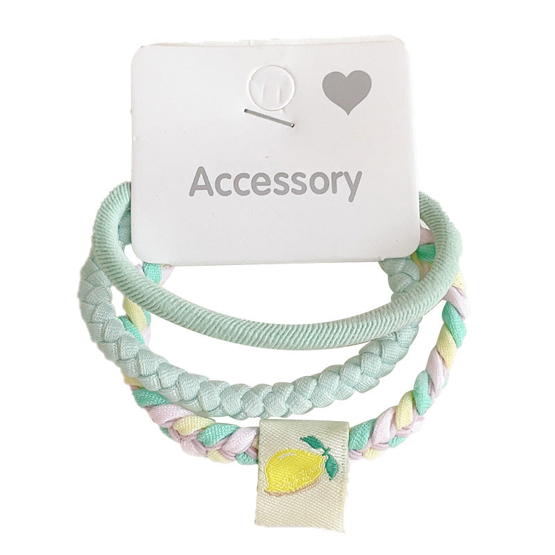 Wholesale 3pcs/set Colorful Rubber Band Hair Ties Hair Scrunchies ACC-HS-Shenb004