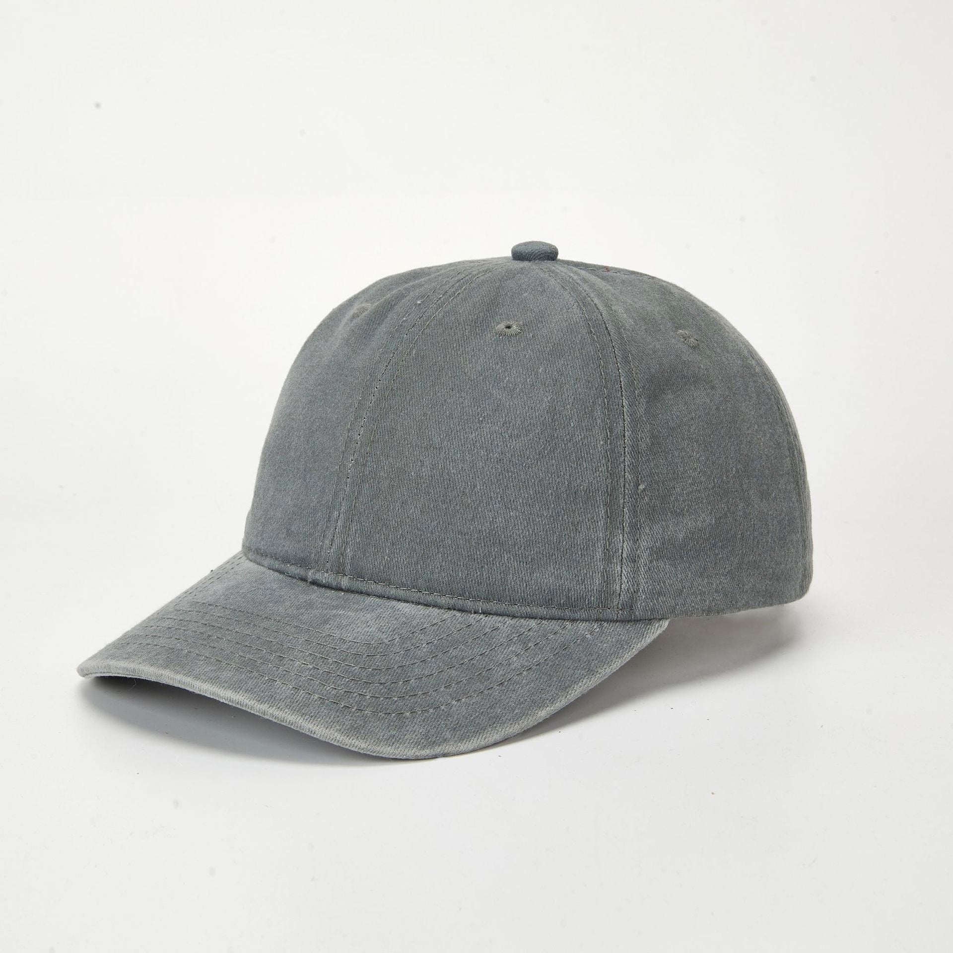 Wholesale Retro Washed Baseball Cap Women S Solid Color Adjustable Distressed Cap Fashion Accessory