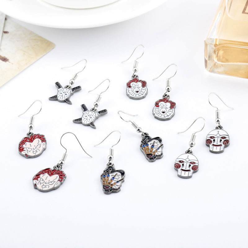 Wholesale Halloween Cartoon Horror Alloy Earrings ACCVIP-ES-HX002