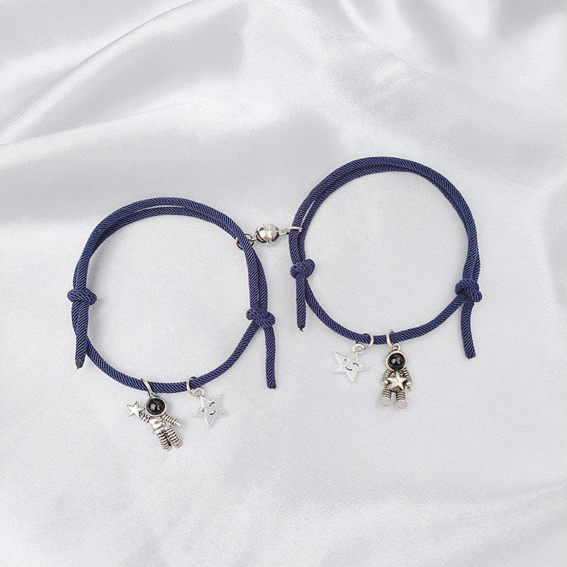 Wholesale Magnet Attraction Astronaut Couple Bracelets Pair ACC-BT-ZiRui001