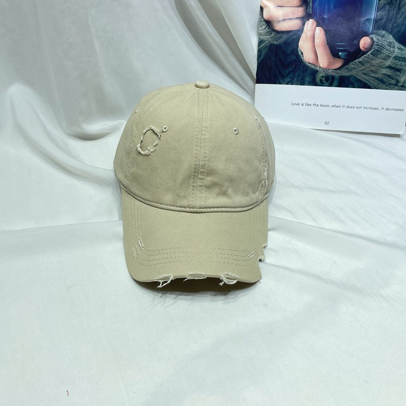 Wholesale  Solid Color Notched Baseball Hat