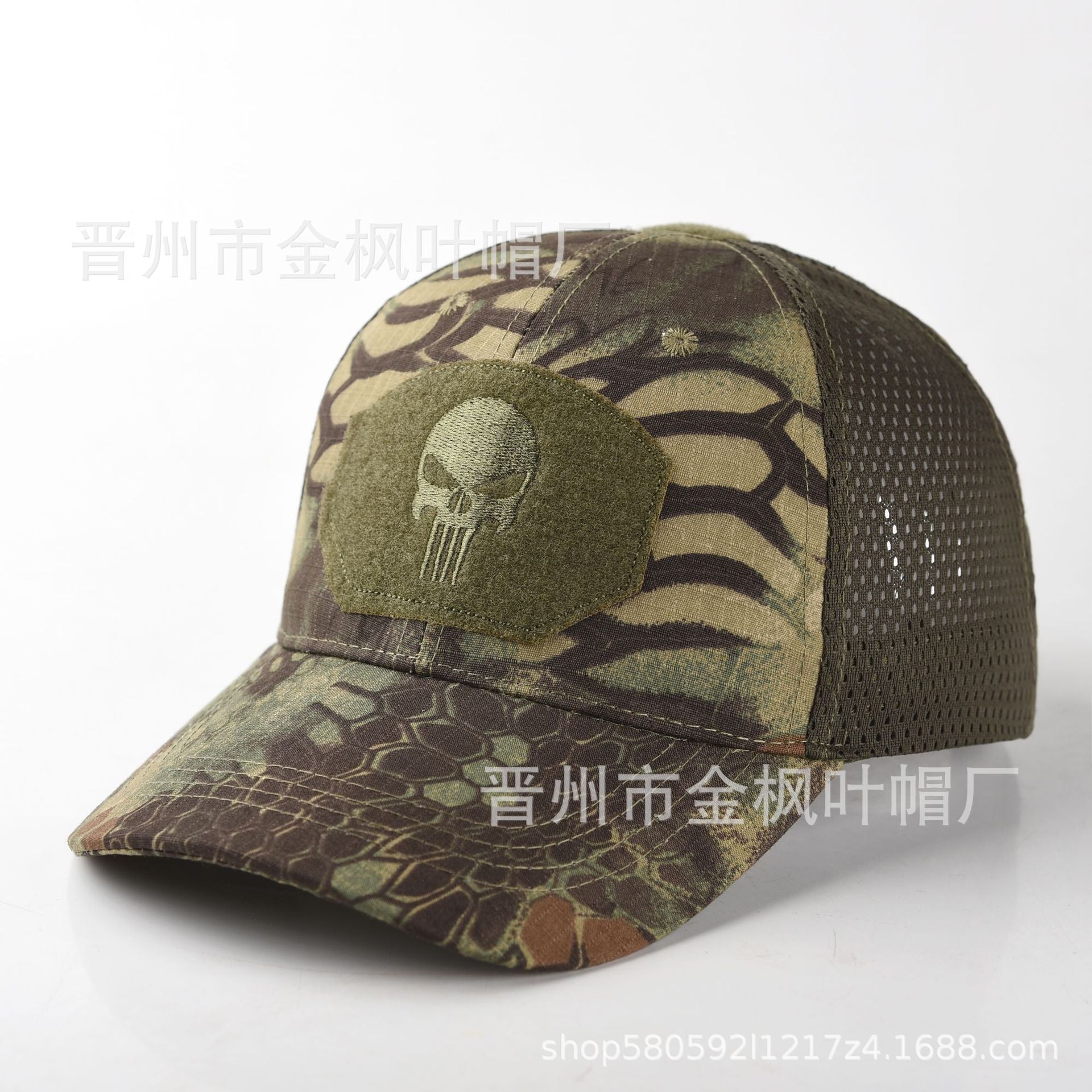 Wholesale Camouflage embroidered sun visor mesh hat