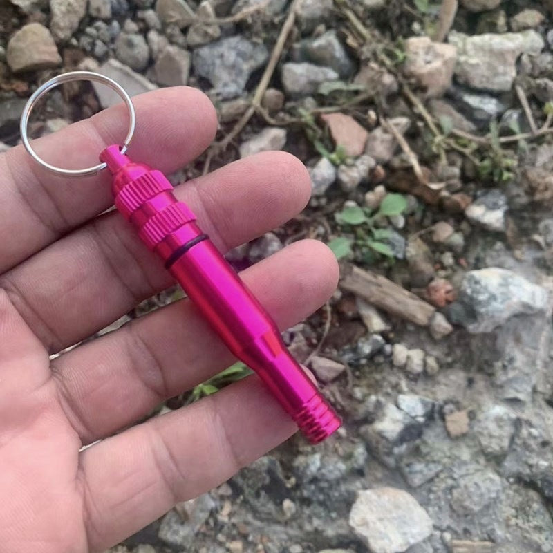 Wholesale Colorful Aluminum Whistle Keychain ACC-KC-KaBiao009