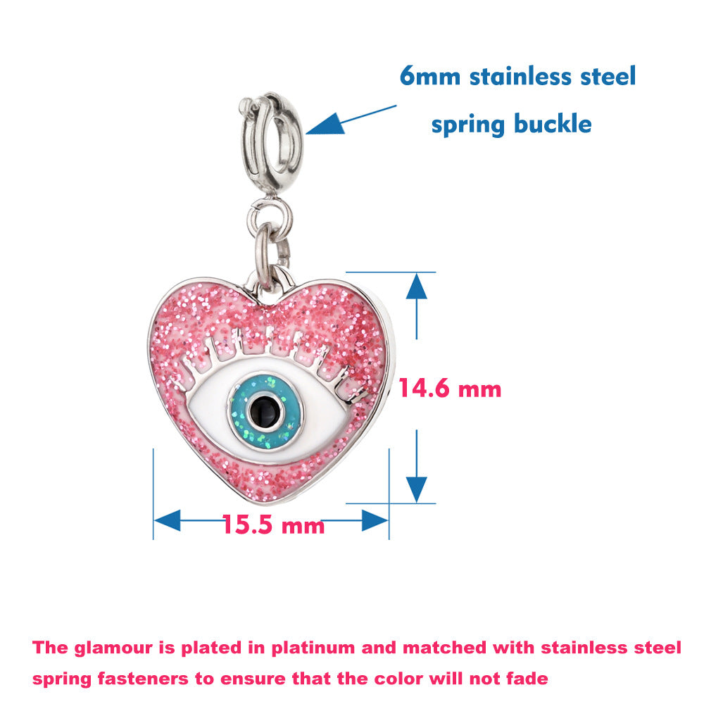 Wholesale love oil alloy spring key  Charms