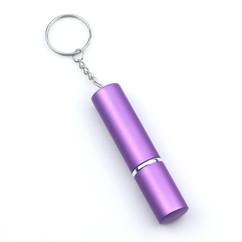 Wholesale 10ml Perfume Bottle Color Portable Metal Keychain