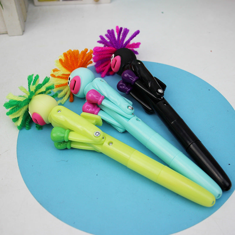 Wholesale Fun Funny Fried Mao Man Boxing Pen Cute Cartoon Pen