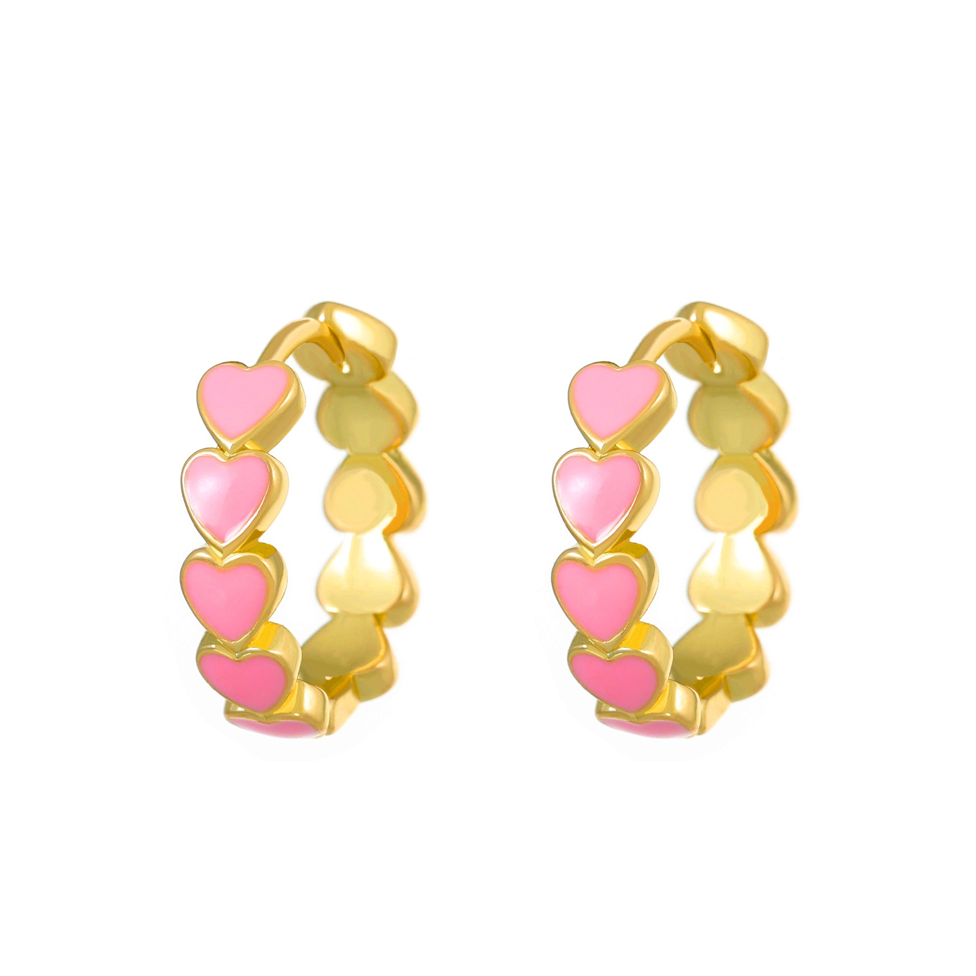Wholesale  color drop oil C- shaped earrings