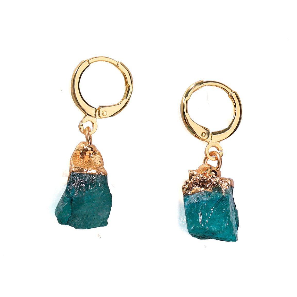 Wholesale Irregular Natural Stone Crystal Birthday Stone Rough Stone Earrings ACC-ES-ZhuangZ001