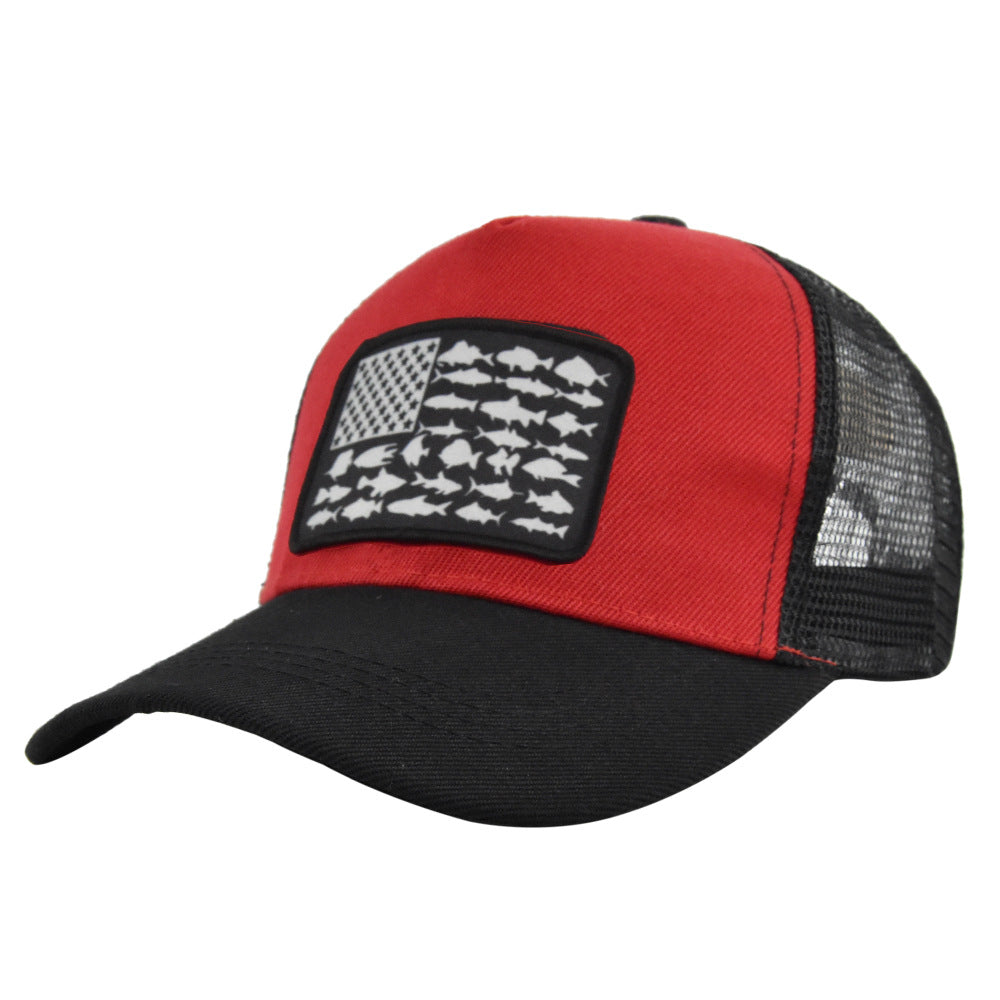 Wholesale American Independence Day Flag Mesh Baseball Caps ACC-HT-YMX005