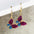 Wholesale Colorful Glitter Butterfly Earrings