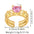 Wholesale Brass plated 18K real gold  ring animal butterfly design personality ring