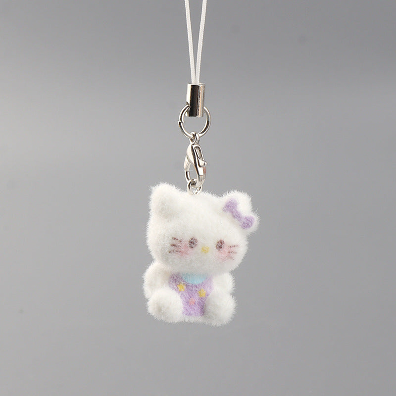 Wholesale Three-Dimensional Cat Pendant Keychains