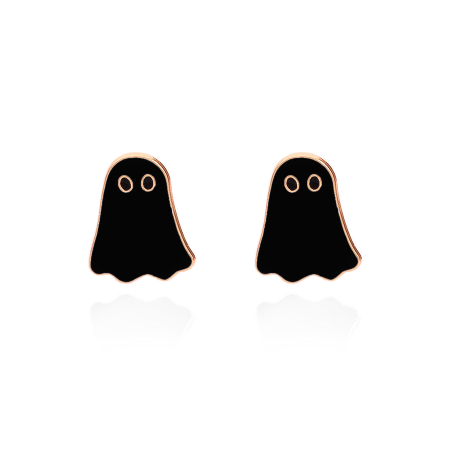 Wholesale  Halloween Series Black and White Ghost Pendant Necklace