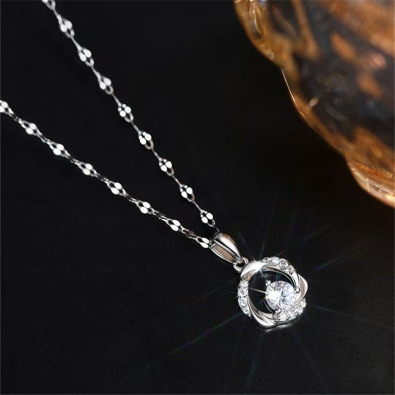 Wholesale  Flower Light Luxury Collarbone Necklace