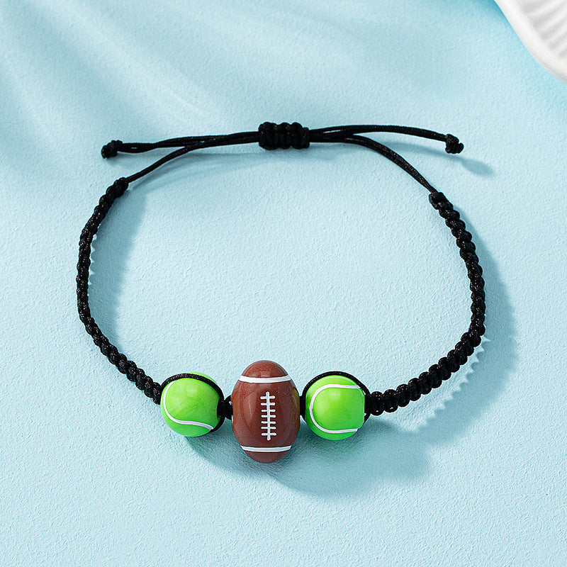 Wholesale  Explosions Basketball Bracelet Beaded Bracelets