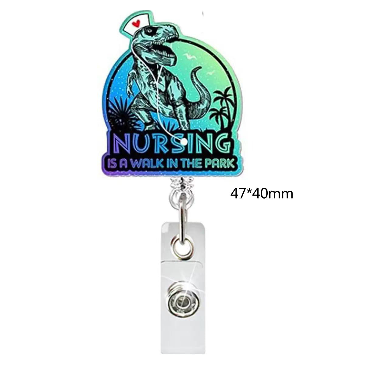 Wholesale cartoon pull-tab doctor and nurse name badges  Keychains