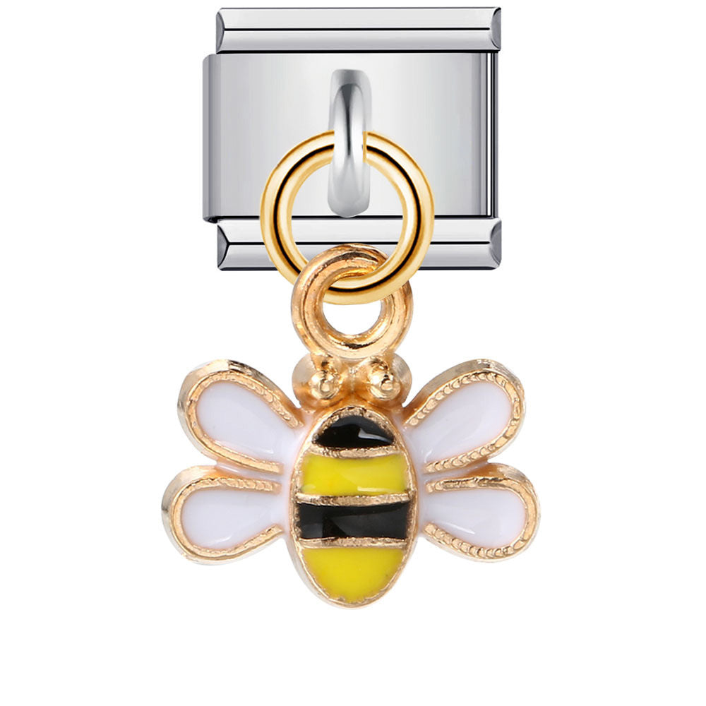 Wholesale Italian Charm Bracelet Single Hook Pendant Series Stainless Steel Composable Bracelet