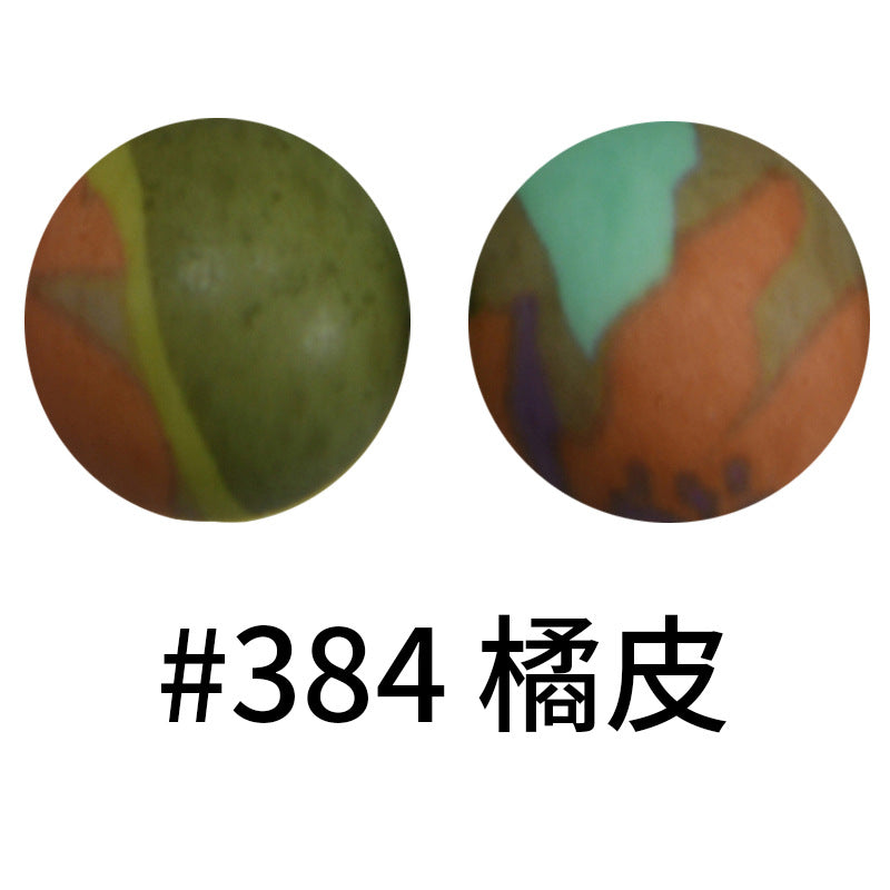 Wholesale 50pcs Western Style Leopard Skull Color Aztec Printed Silicone Balls Beads ACC-BDS-HeSheng003