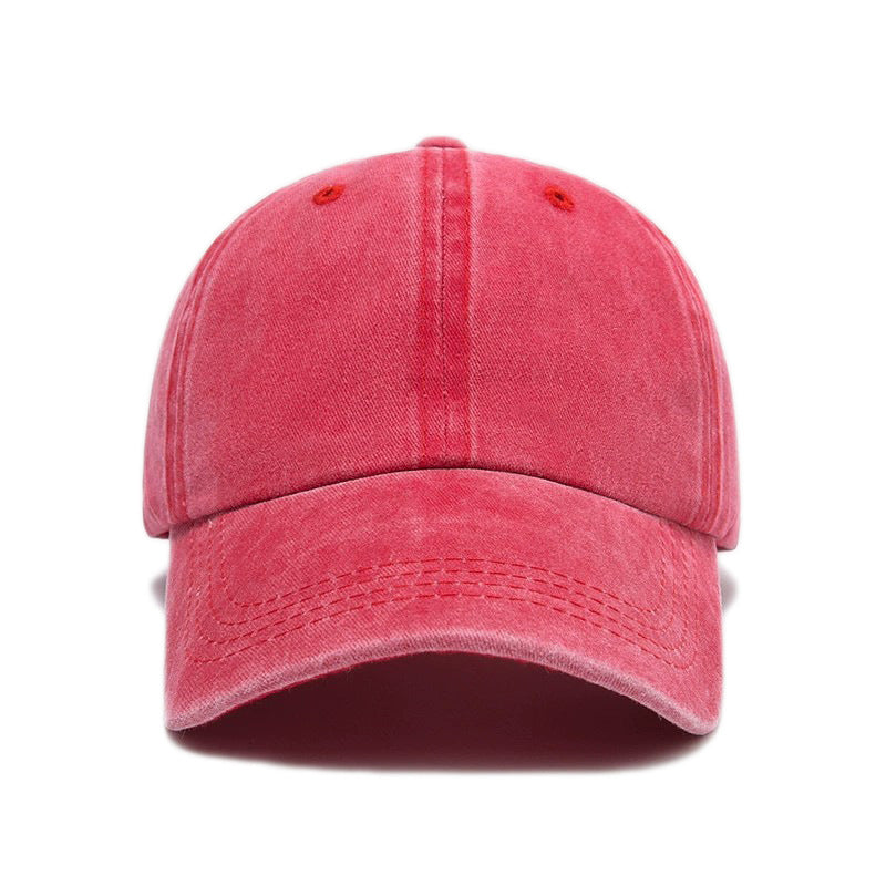 Wholesale embroidered washed distressed soft top baseball cap