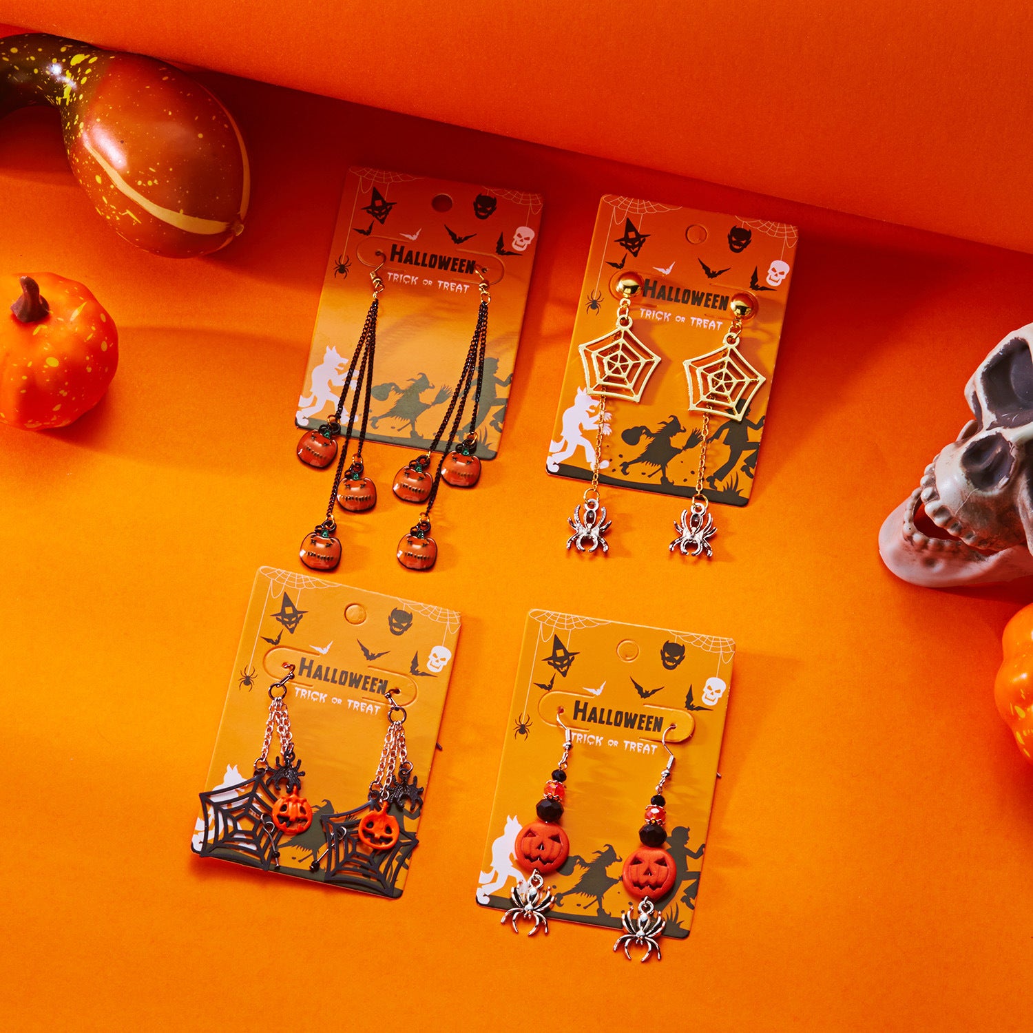 Wholesale Halloween Alloy Tassel  Earrings