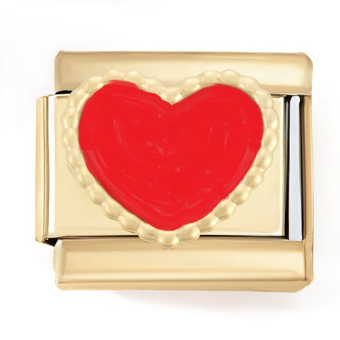 Wholesale Italian Charm Bracelet 9mm DIY Zircon Girls  Creative Stainless Steel Composable Bracelet