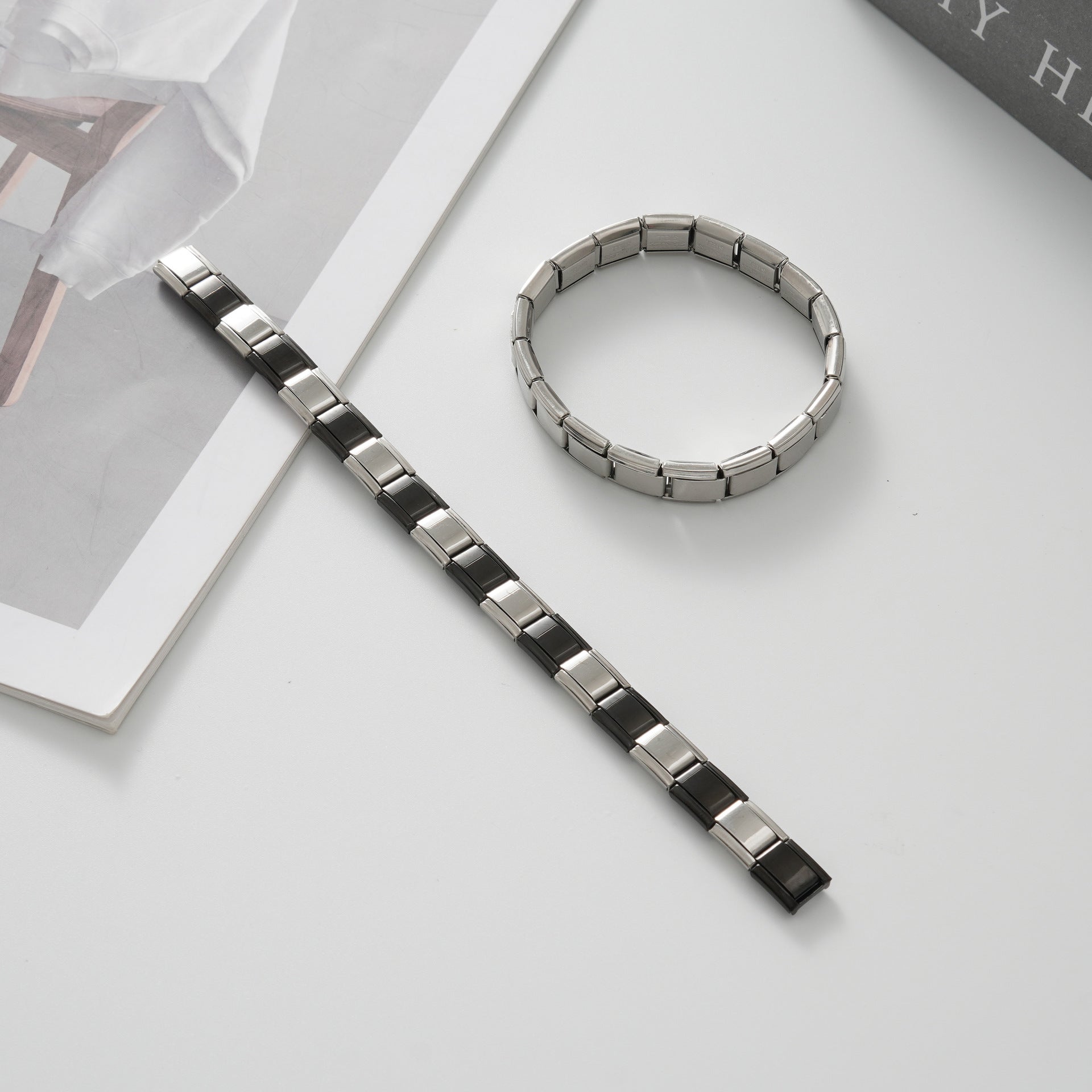 Wholesale Italian Charm Bracelet 9mm DIY Splicing Cute Creative Stainless Steel Composable Bracelet