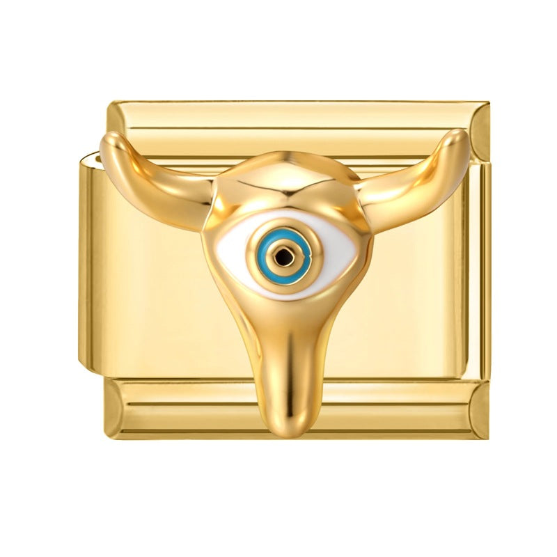 Wholesale Italian Charm Bracelet 9mm DIY Splicing Cute Creative Stainless Steel Composable Bracelet