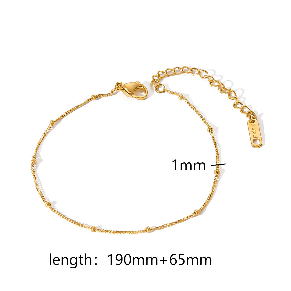 Wholesale DIY bracelet accessories versatile stainless steel snake bone chain