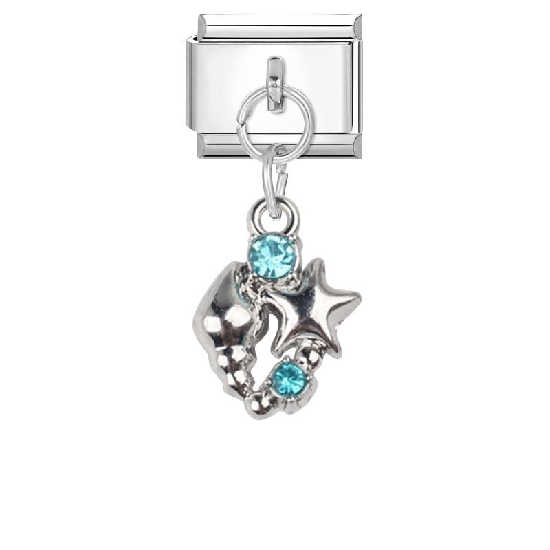 Wholesale 9mm Italian Charm Starter Bracelets DIY Pendant Style Stainless Steel Composable Bracelet