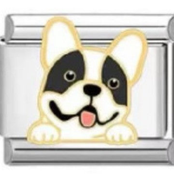 Wholesale Italian Charm Bracelet 9mm DIY Splicing Dog Series Stainless Steel Composable Bracelet