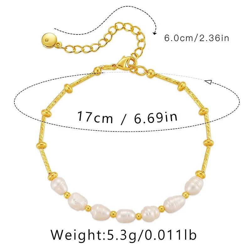 Wholesale 2PCS Freshwater pearl bracelet