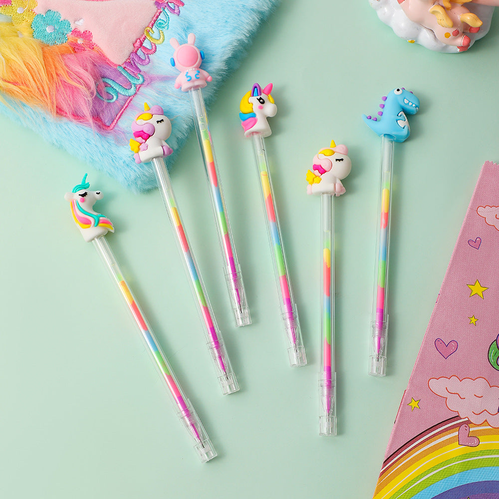 Wholesale  cartoon unicorn transparent pen