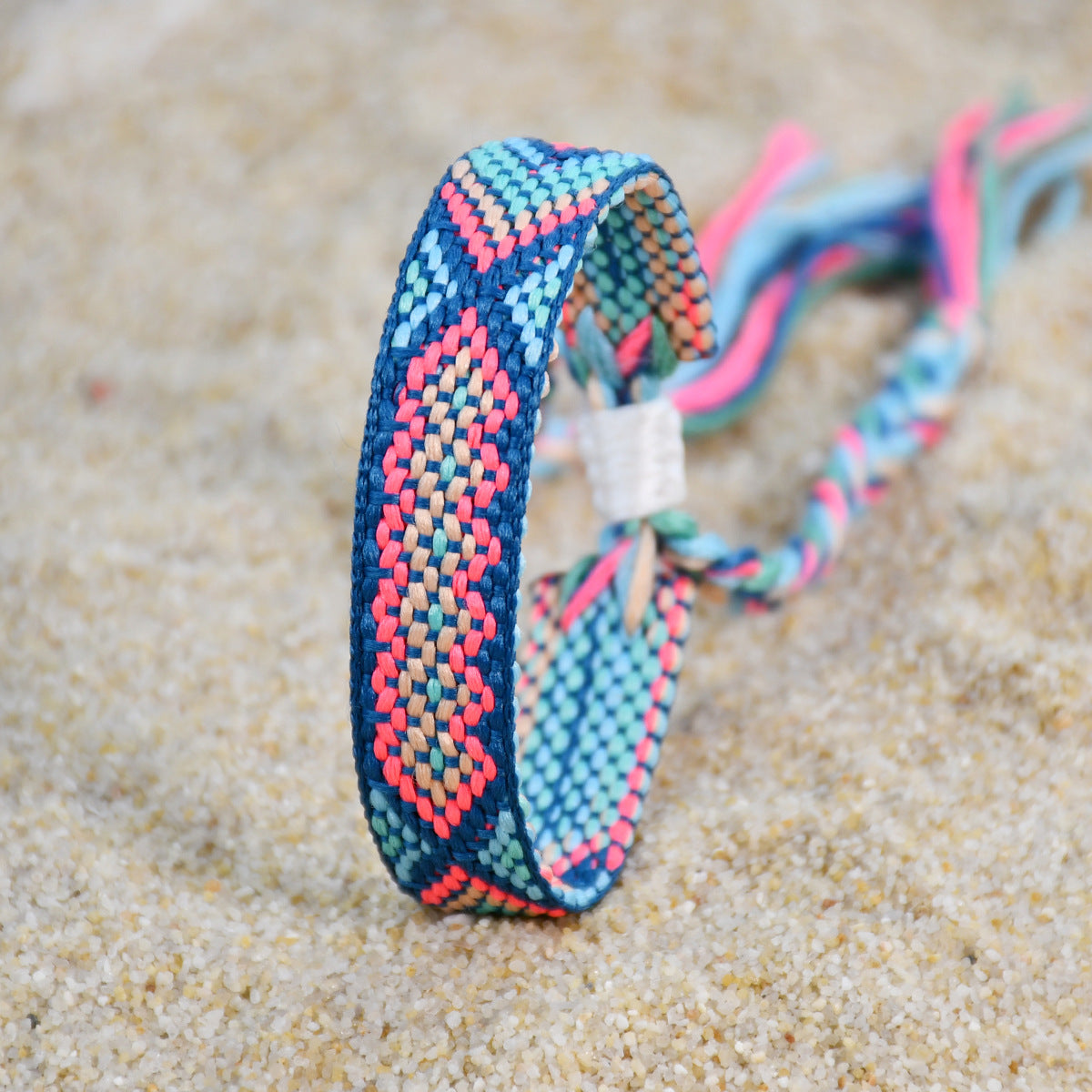 Wholesale Colorful Tassel Lucky Handmade Woven Bracelet Miyuki ACC-BT-Youf002