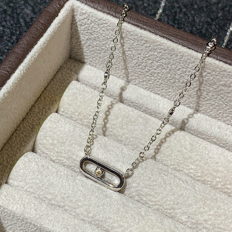 Wholesale Plating 18k Rose Gold High-grade All-match Clavicle Chain Necklaces