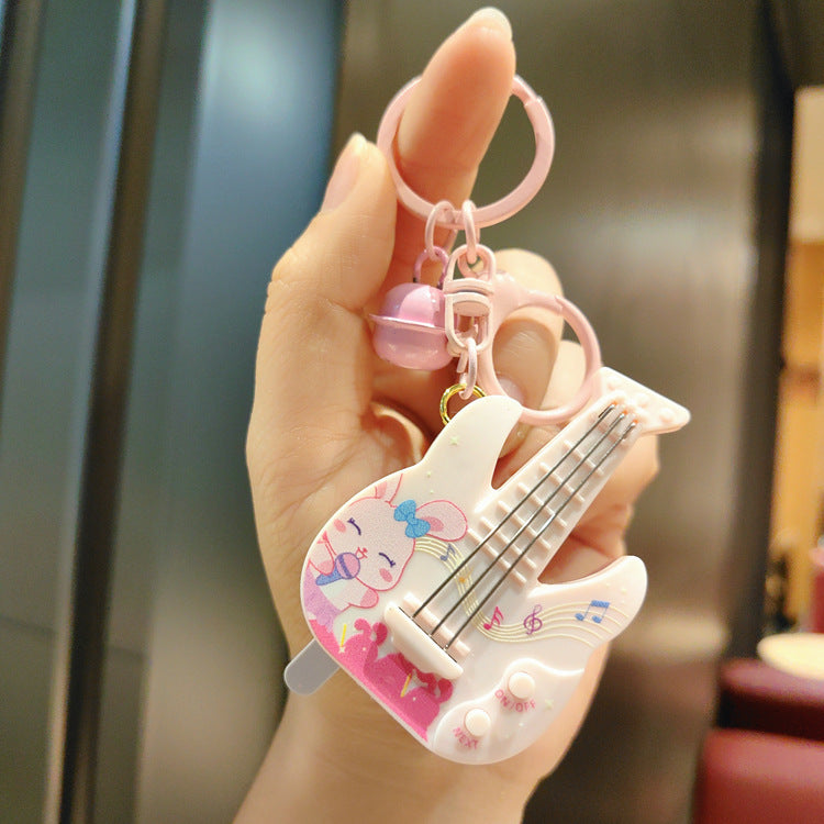 Wholesale Cartoon Animal Guitars Plastic Keychain ACC-KC-Shuot001
