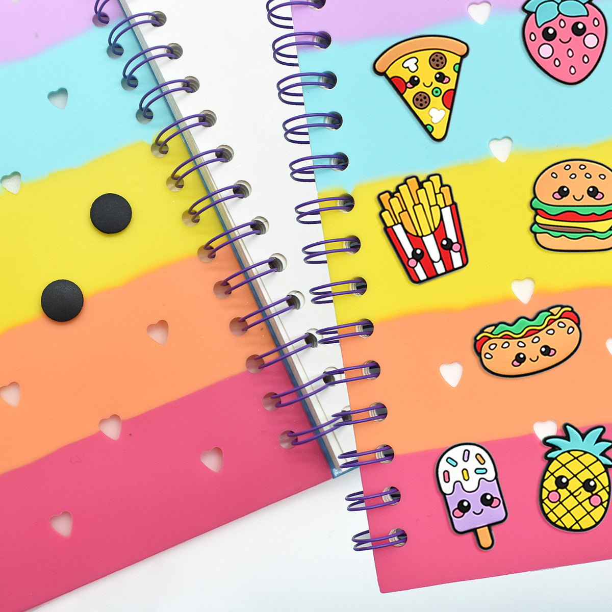 Wholesale Random 100pcs Cartoon Food Series  PVC Soft Rubber Shoe Buckle Decoration