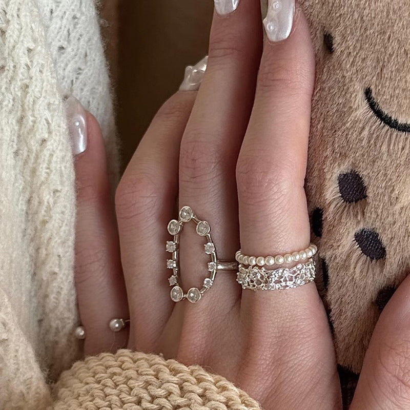 Wholesale Temperament Full Diamond Ring