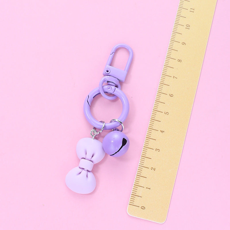 Wholesale Resin Candy Colored Bow Keychain ACC-KC-HuiMei005
