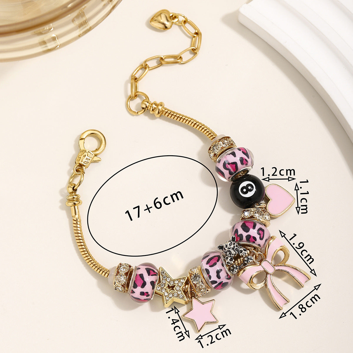 Wholesale DIY Charm Bracelet Set - Zinc Alloy Butterfly Star Pendant,  Fashion Jewelry Accessory for Women