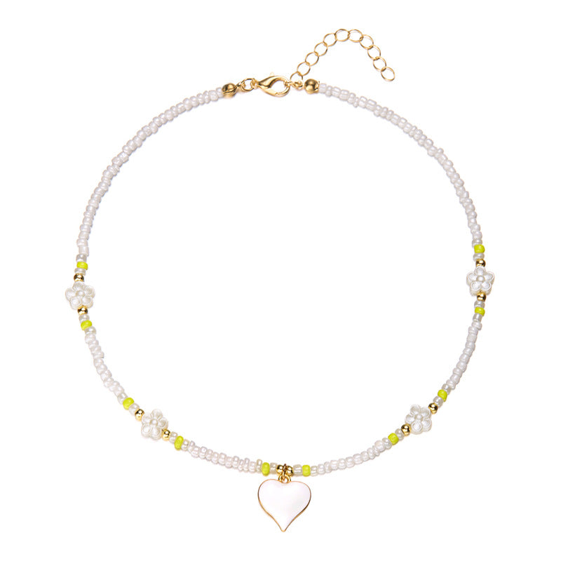 Wholesale  flower beads necklace  handmade jewelry