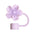 Wholesale silicone flower straw cap Stanley straw sleeve 10mm dust plug