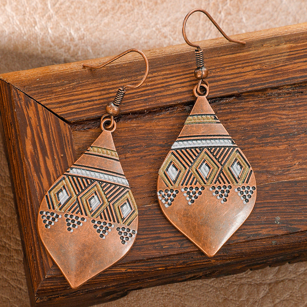 Wholesale Zinc Alloy Maillard Style Earrings Set