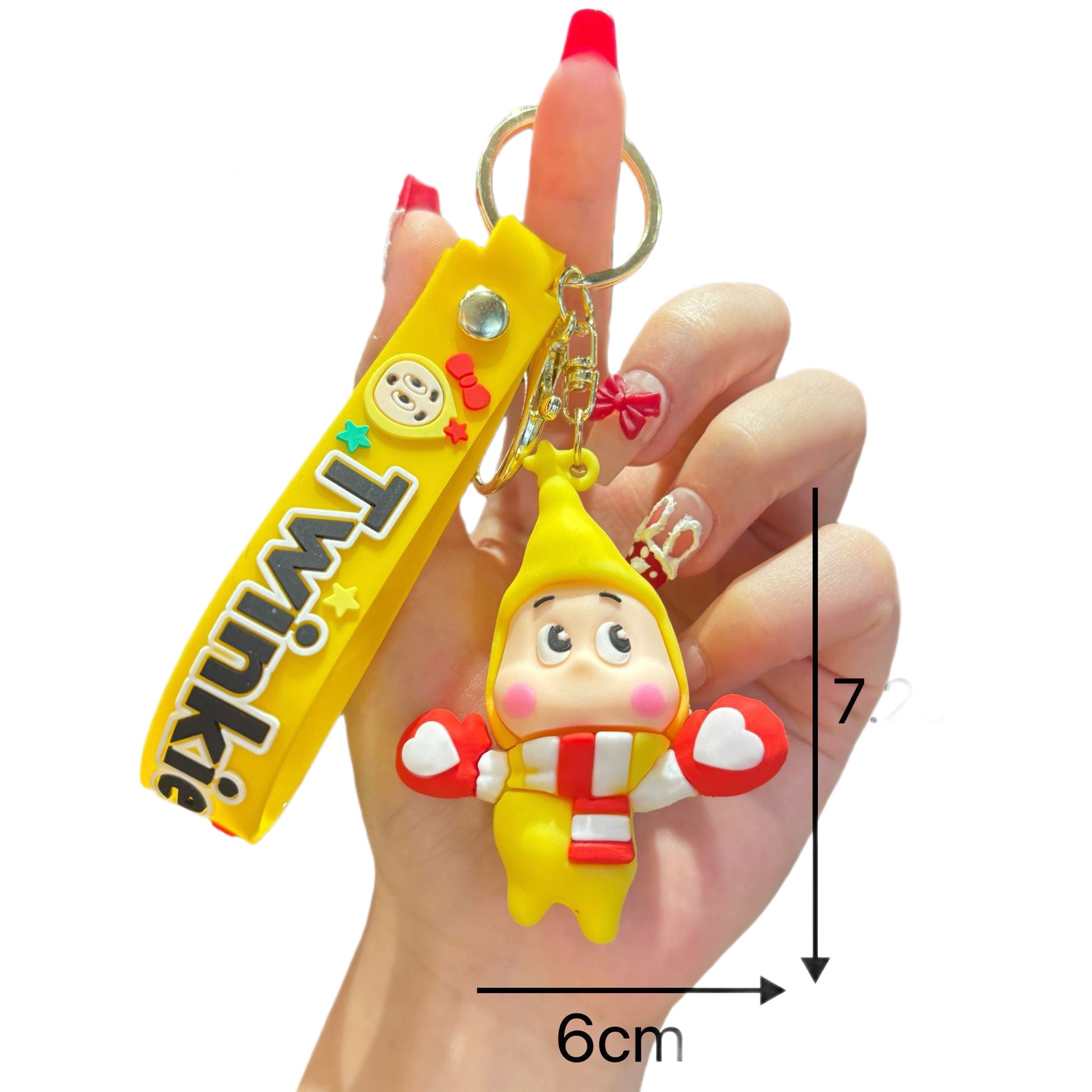 Wholesale PVC Cartoon Star Character Keychain Car Key Bag Charm Gift