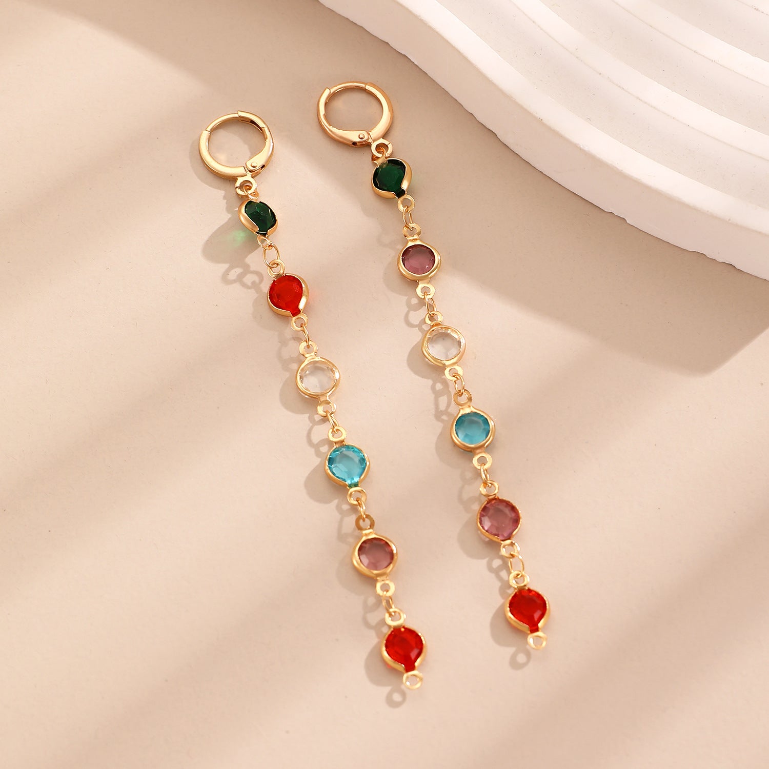 Wholesale  Color Love Bracelet Necklace Personalized Alloy Heart-shaped Dopamine Bracelet