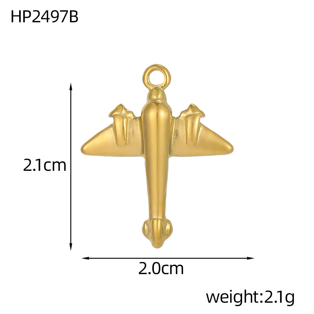 Wholesale Stainless steel three-dimensional pendant