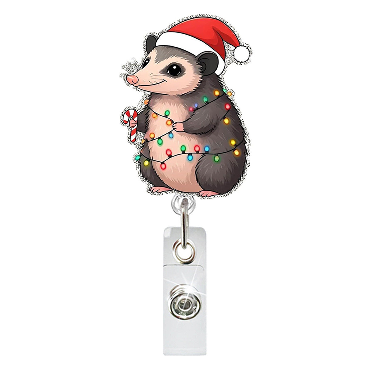Wholesale Creative and fun pull-tab telescopic  Badge Reels